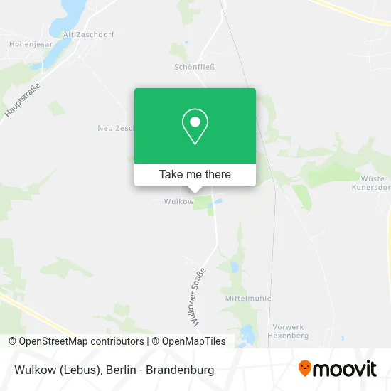Wulkow (Lebus) map