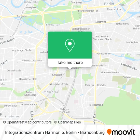 Integrationszentrum Harmonie map