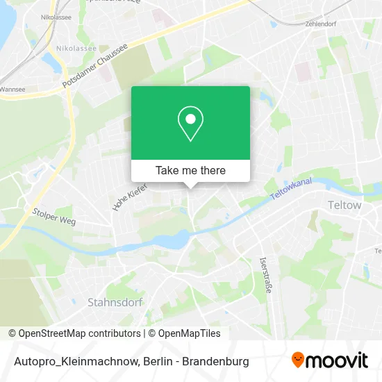 Autopro_Kleinmachnow map