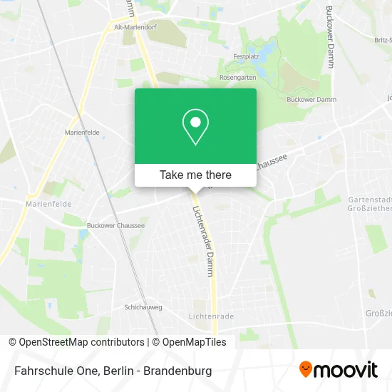 Fahrschule One map