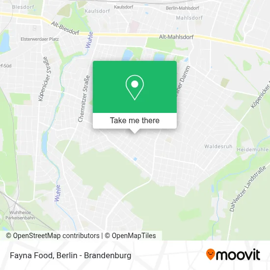 Fayna Food map