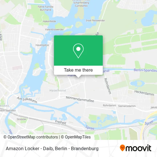 Amazon Locker - Daib map