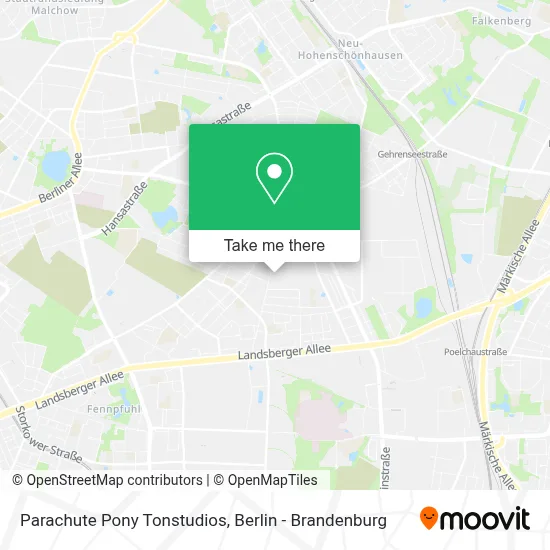 Parachute Pony Tonstudios map