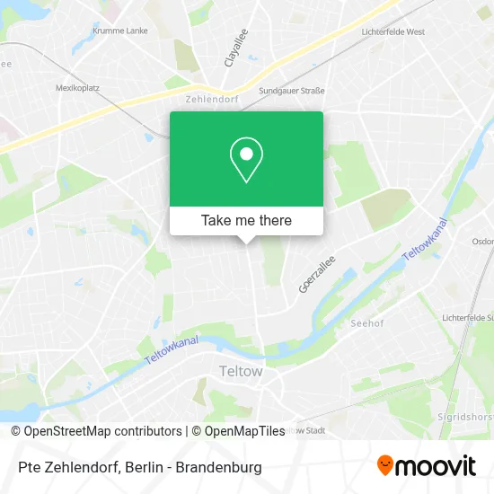 Pte Zehlendorf map