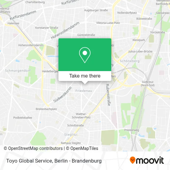 Toyo Global Service map