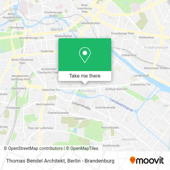 Thomas Bendel Architekt map