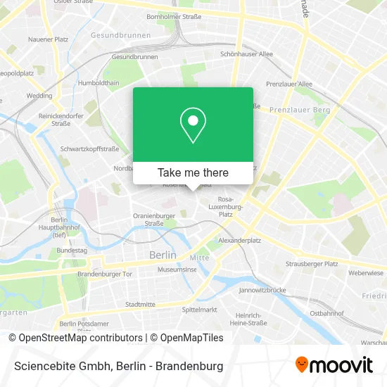 Sciencebite Gmbh map