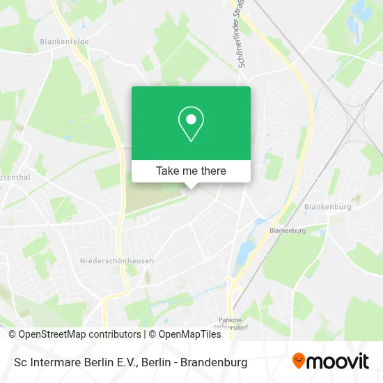 Sc Intermare Berlin E.V. map