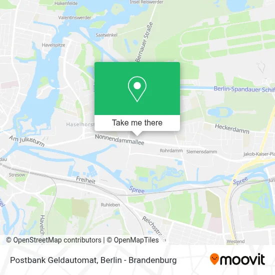 Postbank Geldautomat map