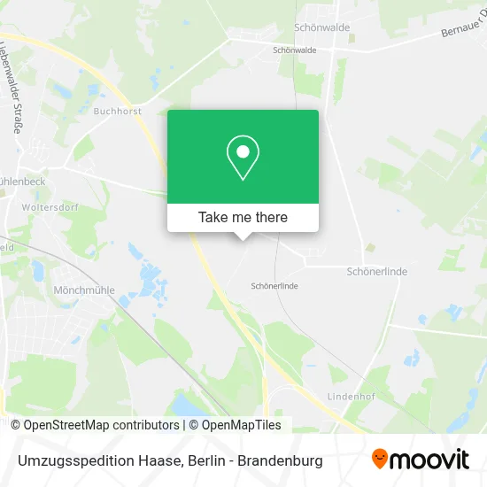 Umzugsspedition Haase map