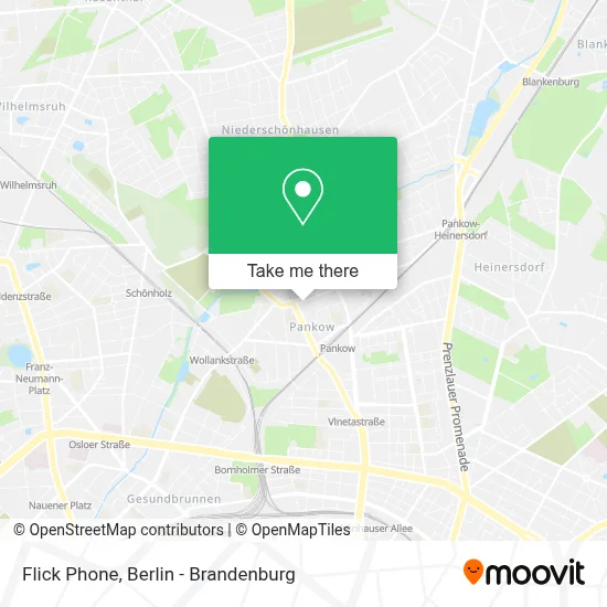 Flick Phone map