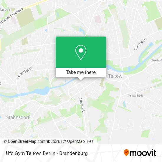 Ufc Gym Teltow map