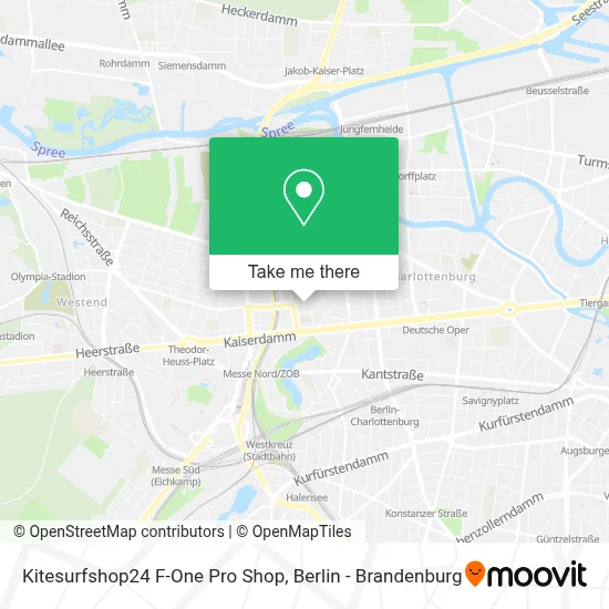 Kitesurfshop24 F-One Pro Shop map