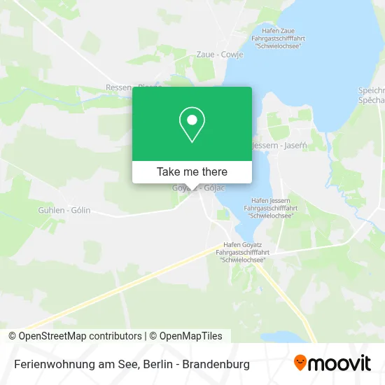 Ferienwohnung am See map