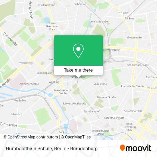Humboldthain Schule map