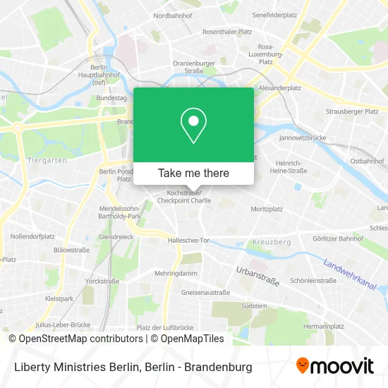 Liberty Ministries Berlin map