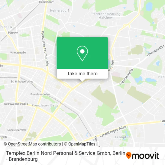 Templex Berlin Nord Personal & Service Gmbh map