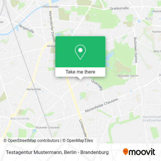 Testagentur Mustermann map
