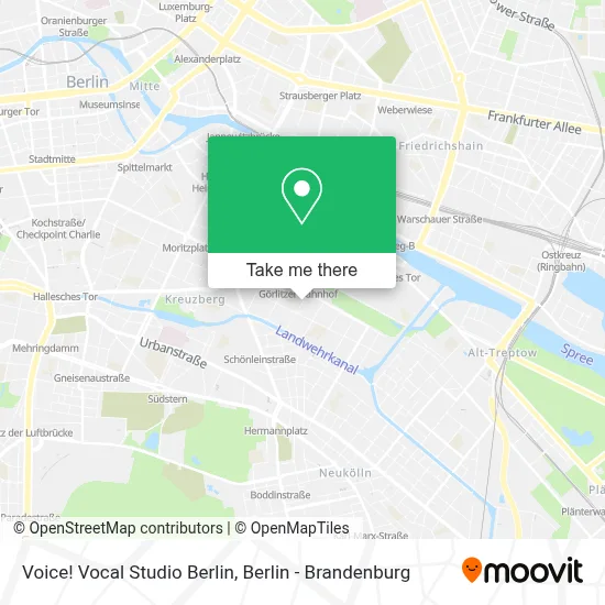 Voice! Vocal Studio Berlin map