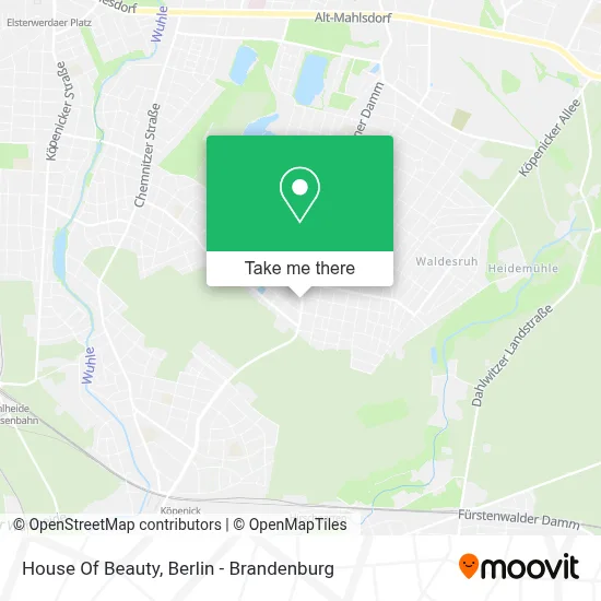 House Of Beauty map
