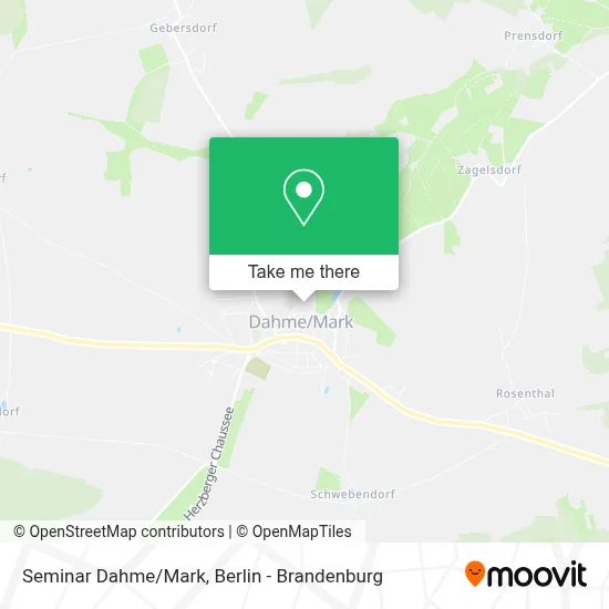 Seminar Dahme/Mark map