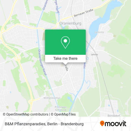 B&M Pflanzenparadies map