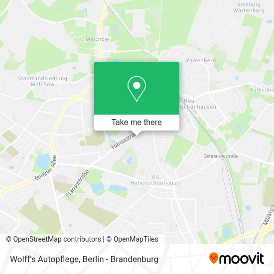 Wolff's Autopflege map