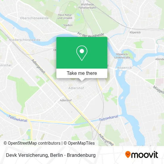 Devk Versicherung map