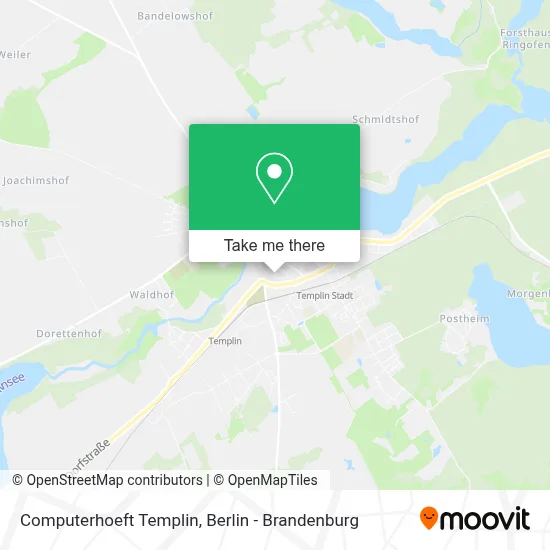 Computerhoeft Templin map