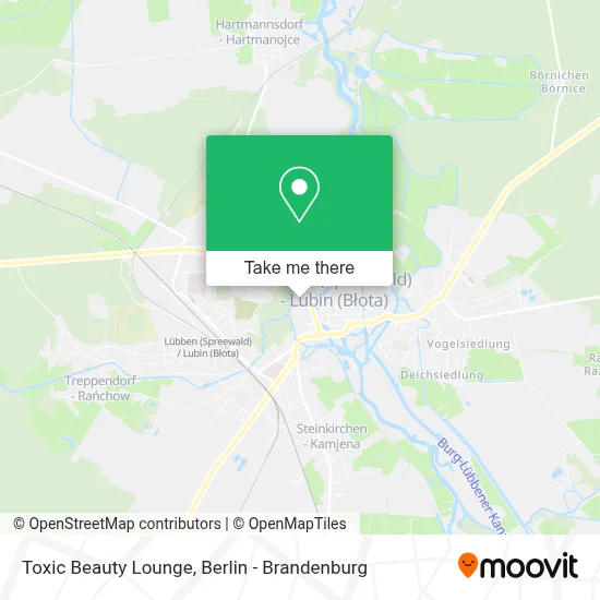 Toxic Beauty Lounge map