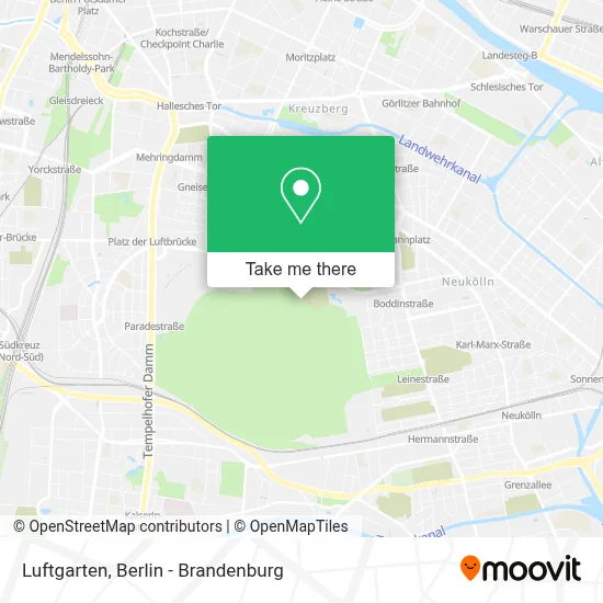 Luftgarten map