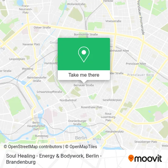 Soul Healing - Energy & Bodywork map