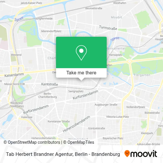 Tab Herbert Brandner Agentur map