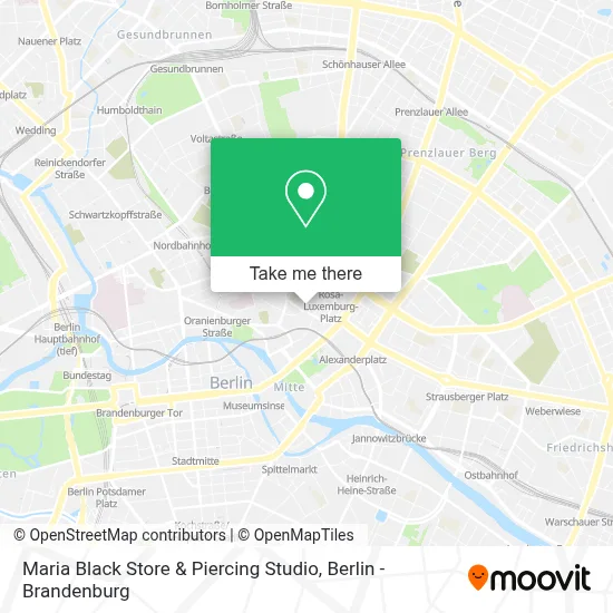 Maria Black Store & Piercing Studio map