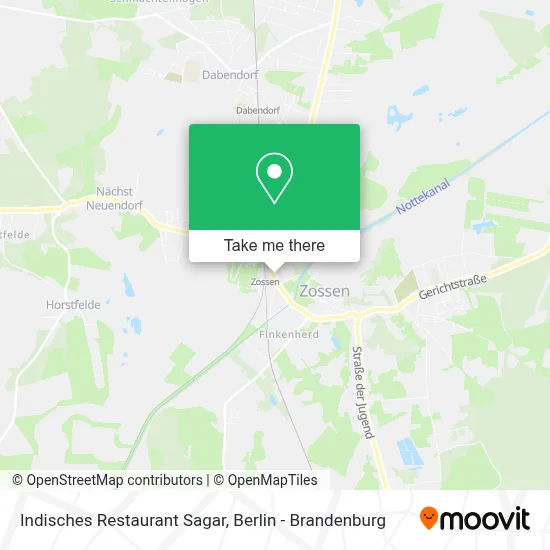 Indisches Restaurant Sagar map