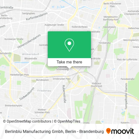 Berlinblu Manufacturing Gmbh map