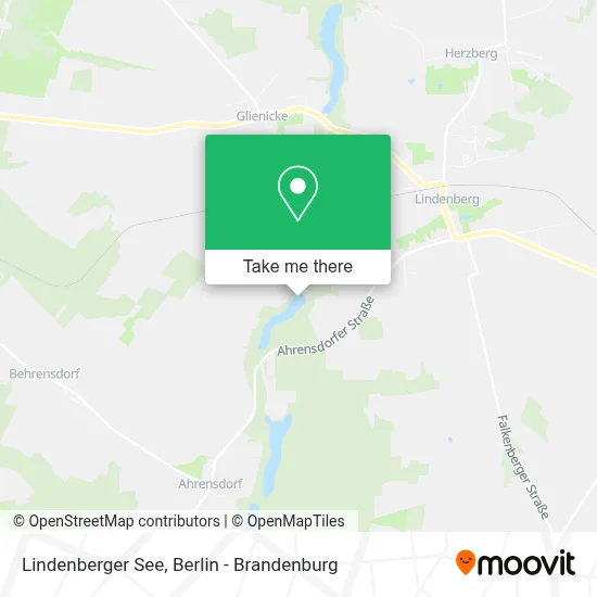 Lindenberger See map