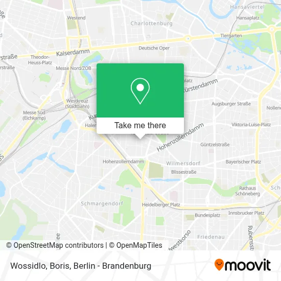 Wossidlo, Boris map