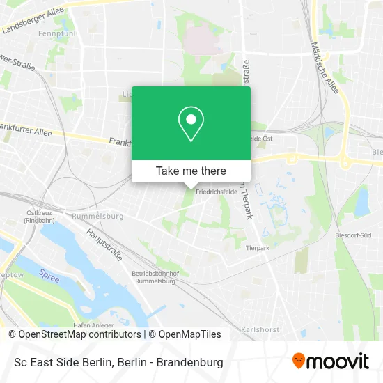 Sc East Side Berlin map