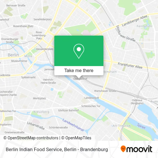 Berlin Indian Food Service map