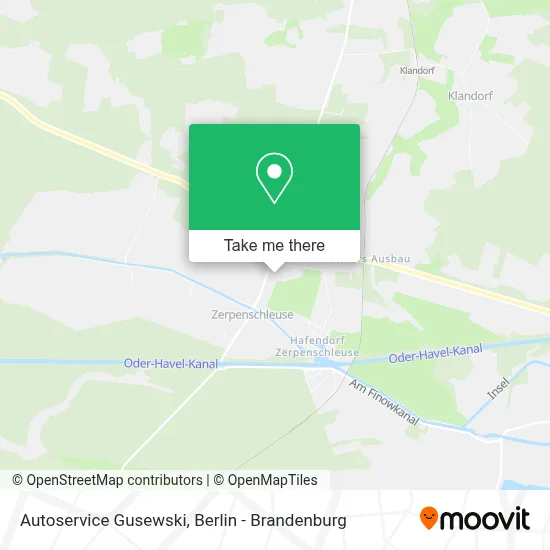 Autoservice Gusewski map