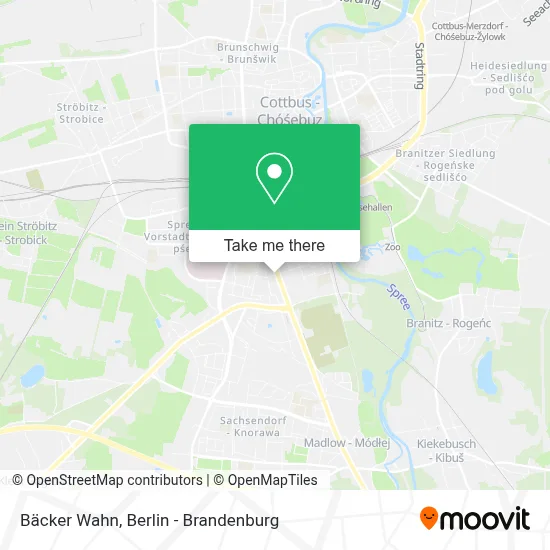 Bäcker Wahn map