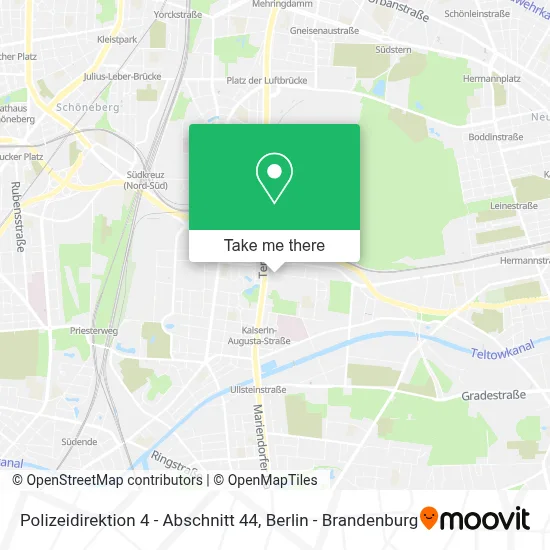 Polizeidirektion 4 - Abschnitt 44 map
