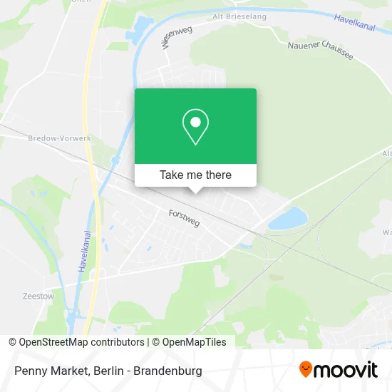 Penny Markt map