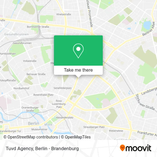 Tuvd Agency map