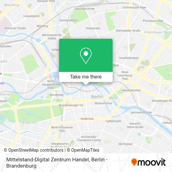 Mittelstand-Digital Zentrum Handel map