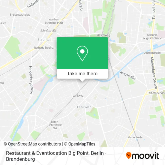 Restaurant & Eventlocation Big Point map