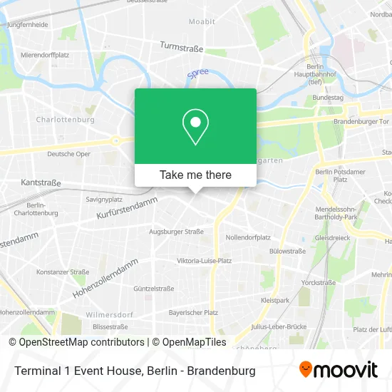 Terminal 1 Event House map