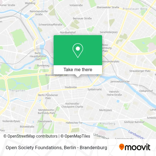 Open Society Foundations map