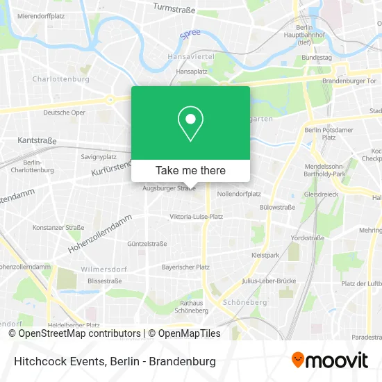 Hitchcock Events map